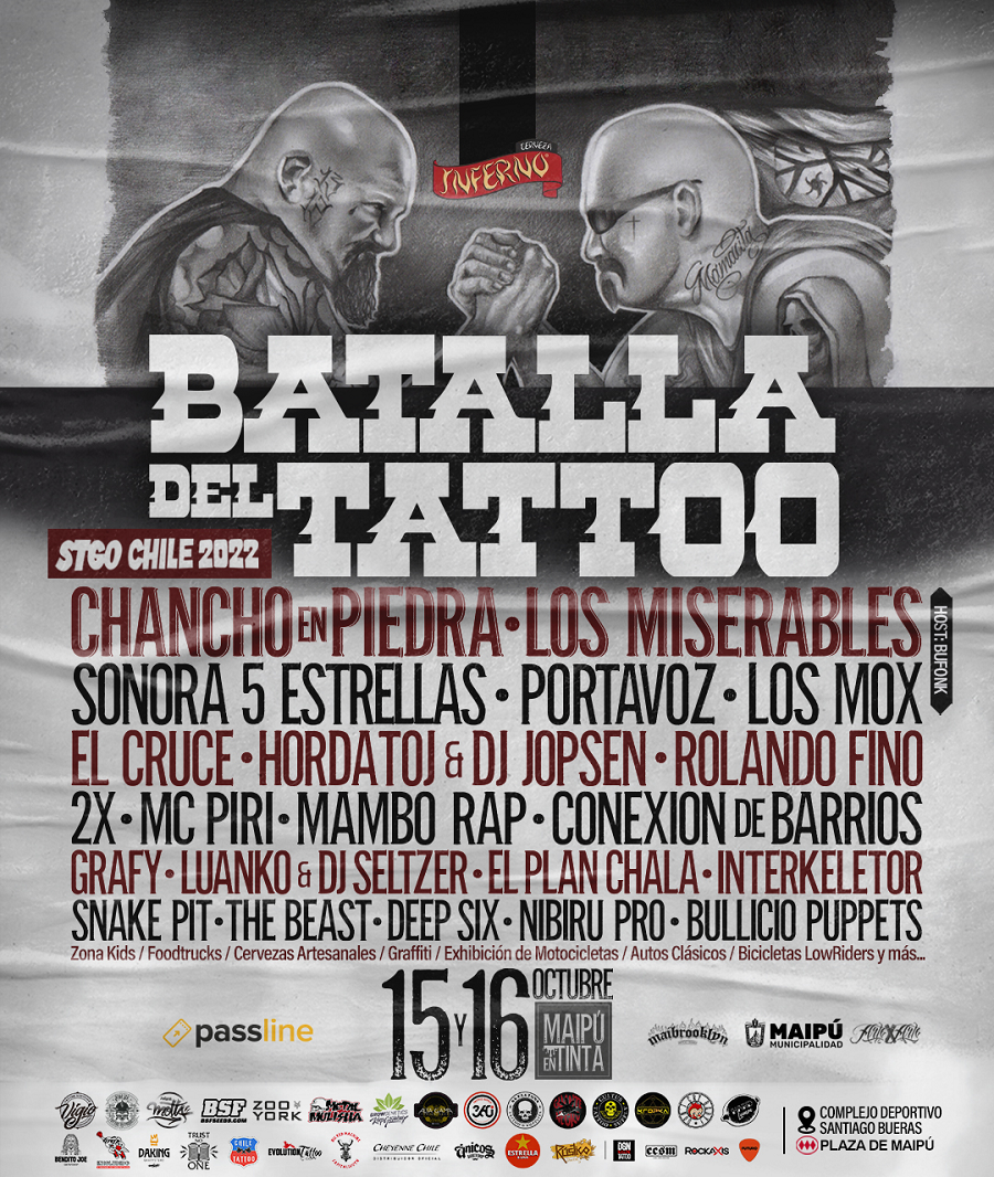 Música en vivo y jornada familiar: los detalles de Batalla del Tattoo